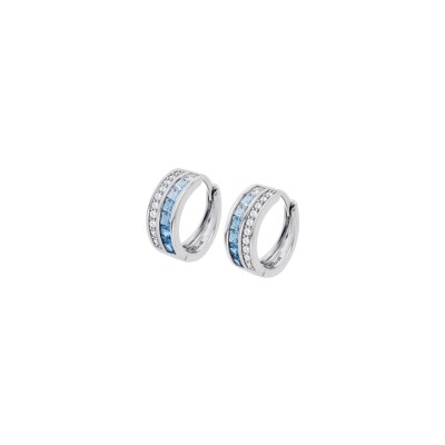Boucles d'oreilles Lotus Silver Colors en argent