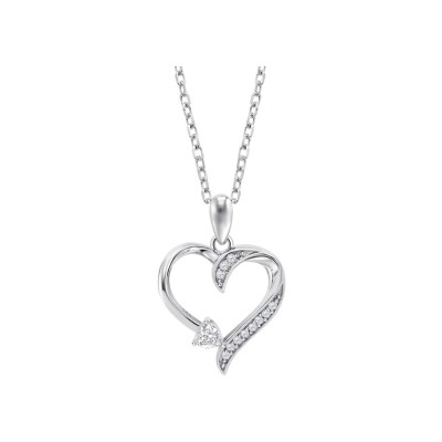 Collier Lotus Silver Moments Coeur en argent