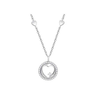 Collier Lotus Silver Moments Coeur en argent