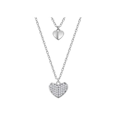 Collier Lotus Silver Moments Coeur en argent