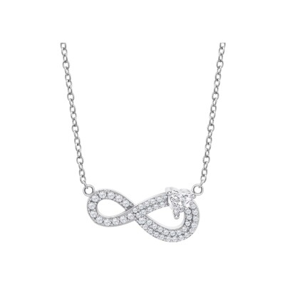 Collier Lotus Silver Moments Infini en argent