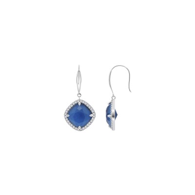 Boucles d'oreilles Lotus Silver Colors en argent