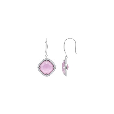 Boucles d'oreilles Lotus Silver Colors en argent