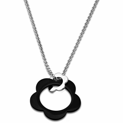 Pendentif Lotus Style en acier