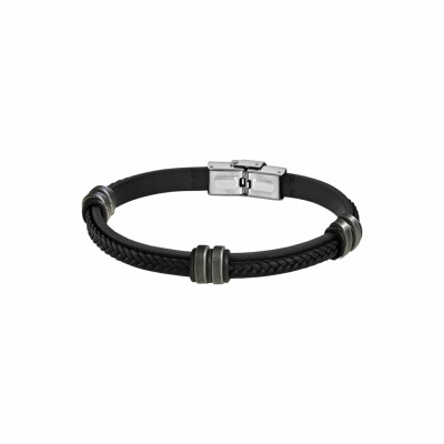 Bracelet Lotus Urban Man en cuir