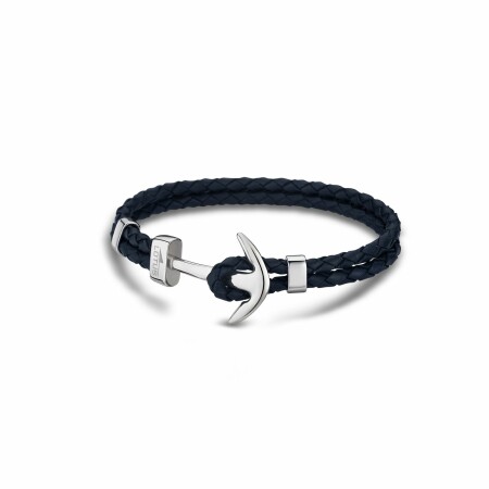 Bracelet Lotus Style Urban Man ancre en acier