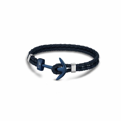 Bracelet Lotus Style Urban Man ancre en acier