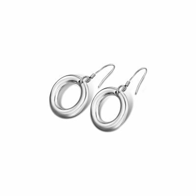 Boucles d'oreilles Lotus Historique en acier