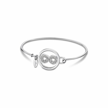 Bracelet Lotus Style Millennial en acier et oxydes de zirconium