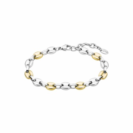 Bracelet Lotus Urban Woman en acier bicolore