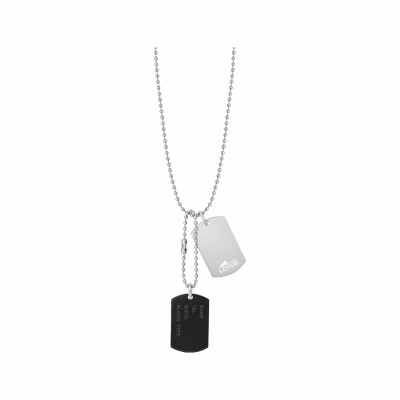 Collier Lotus Urban Man en acier