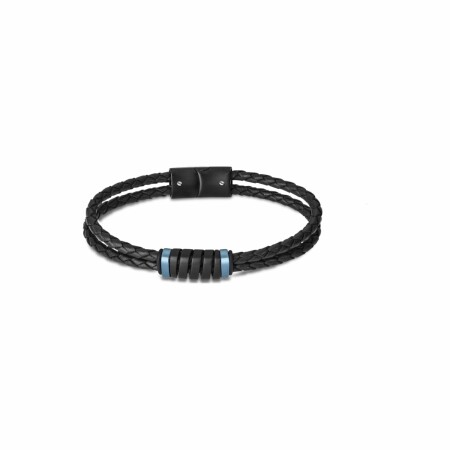 Bracelet Lotus Urban Man en cuir