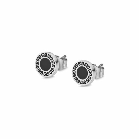 Boucles d'oreilles Lotus Men'S Earrings en acier