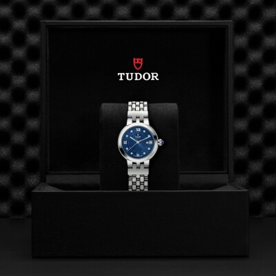 TUDOR Clair de Rose watch, 30mm steel case, diamond-set dial