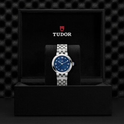 TUDOR Clair de Rose watch, 34mm steel case, diamond-set dial