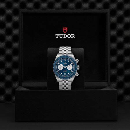 Montre TUDOR Black Bay Chrono boîtier en acier 41 mm, bracelet en acier