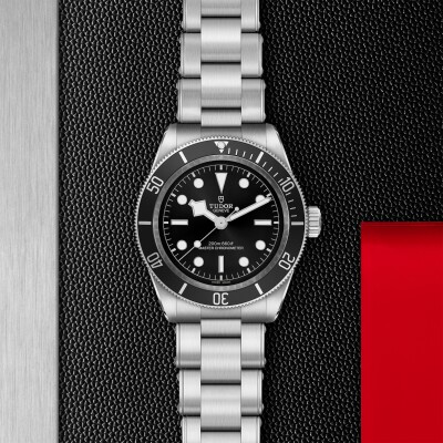 TUDOR Black Bay watch, 41mm steel case, steel bracelet