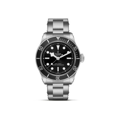 TUDOR Black Bay watch, 41mm steel case, steel bracelet