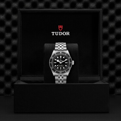 Montre TUDOR Black Bay, boîtier en acier, 41 mm, bracelet en acier