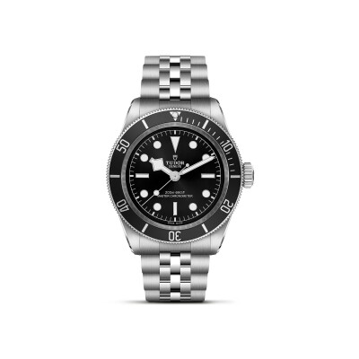 TUDOR Black Bay watch, 41mm steel case, steel bracelet