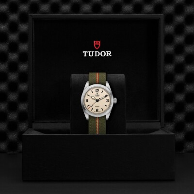 Montre TUDOR Ranger boîtier en acier, 36 mm, cadran bombé beige