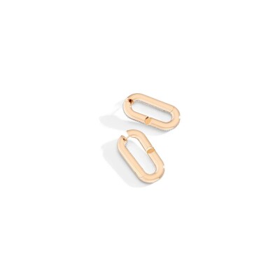 Boucles d'oreilles Vhernier Mon Jeu en or rose et diamants