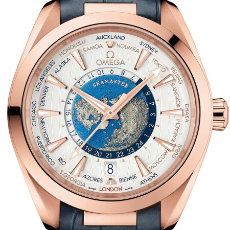 Montre OMEGA Seamaster Aqua Terra Worldtimer 150m Co-Axial Master Chronometer 43mm