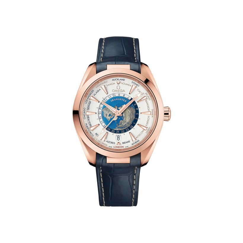 Montre OMEGA Seamaster Aqua Terra Worldtimer 150m Co-Axial Master Chronometer 43mm