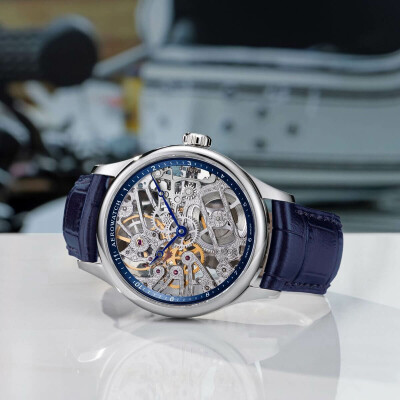 Montre Aerowatch Renaissance Skeleton Blue
