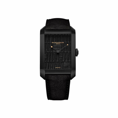 Montre Baume & Mercier Hampton Polyptyque Musée Soulages 10th Anniversary 10741 Édition Limitée