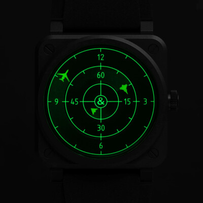 Montre Bell & Ross BR-03 Green Radar Ceramic Édition Limitée