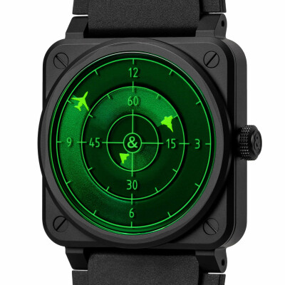Montre Bell & Ross BR-03 Green Radar Ceramic Édition Limitée
