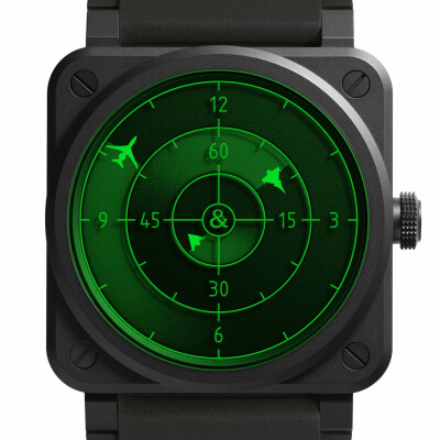 Montre Bell & Ross BR-03 Green Radar Ceramic Édition Limitée