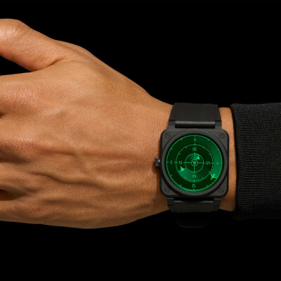 Montre Bell & Ross BR-03 Green Radar Ceramic Édition Limitée