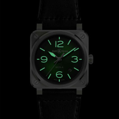 Montre Bell & Ross BR-03 Green Steel