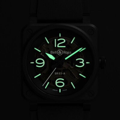 Montre Bell & Ross BR-03 Skeleton Black Ceramic