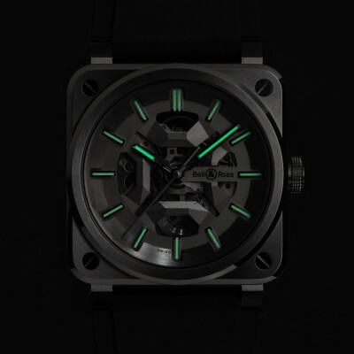 Montre Bell & Ross BR-03 Skeleton Grey Steel Édition Limitée