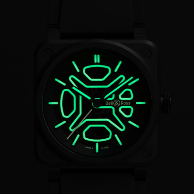 Montre Bell & Ross BR-03 Skeleton Lum Ceramic Édition Limitée