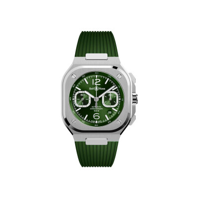 Montre Bell & Ross BR 05 Chrono green steel