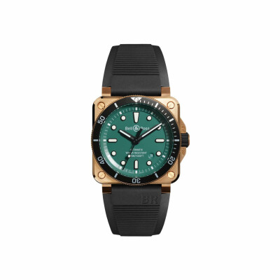 Montre Bell & Ross BR 03-92 Diver Black and Green Bronze