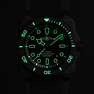 Montre Bell & Ross BR 03 Diver Lum Outline 42mm Édition Limitée
