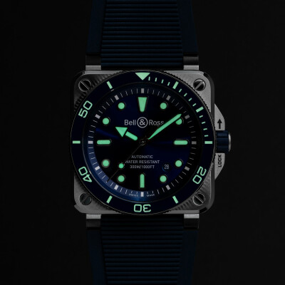 Bell & Ross BR 03 Diver Blue Steel 42mm watch