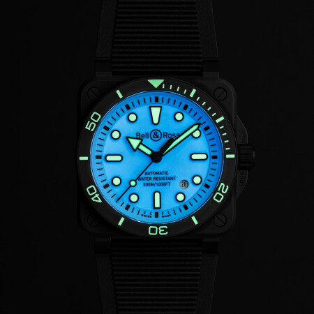 Montre Bell & Ross BR 03 Diver Full Lum Ceramic 42mm