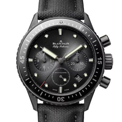 Montre Blancpain Fifty Fathoms Bathyscaphe Chronographe Flyback