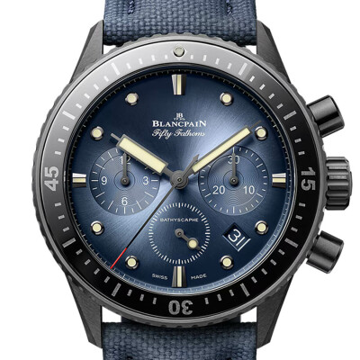 Montre Blancpain Fifty Fathoms Bathyscaphe Chronographe Flyback