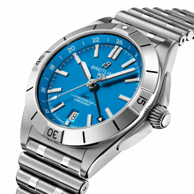 Montre Breitling Chronomat Automatic GMT 40 NFL Carolina Panthers Edition