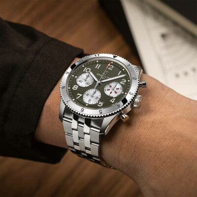 Breitling Classic AVI Chronograph 42 Curtiss Warhawk watch