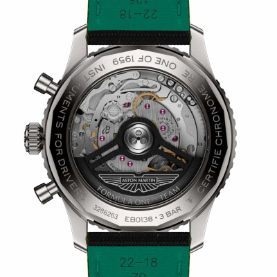 Montre Breitling Navitimer B01 Chronograph 43 Aston Martin Aramco Formula One™ Team Édition Limitée EB01381A1B1X1