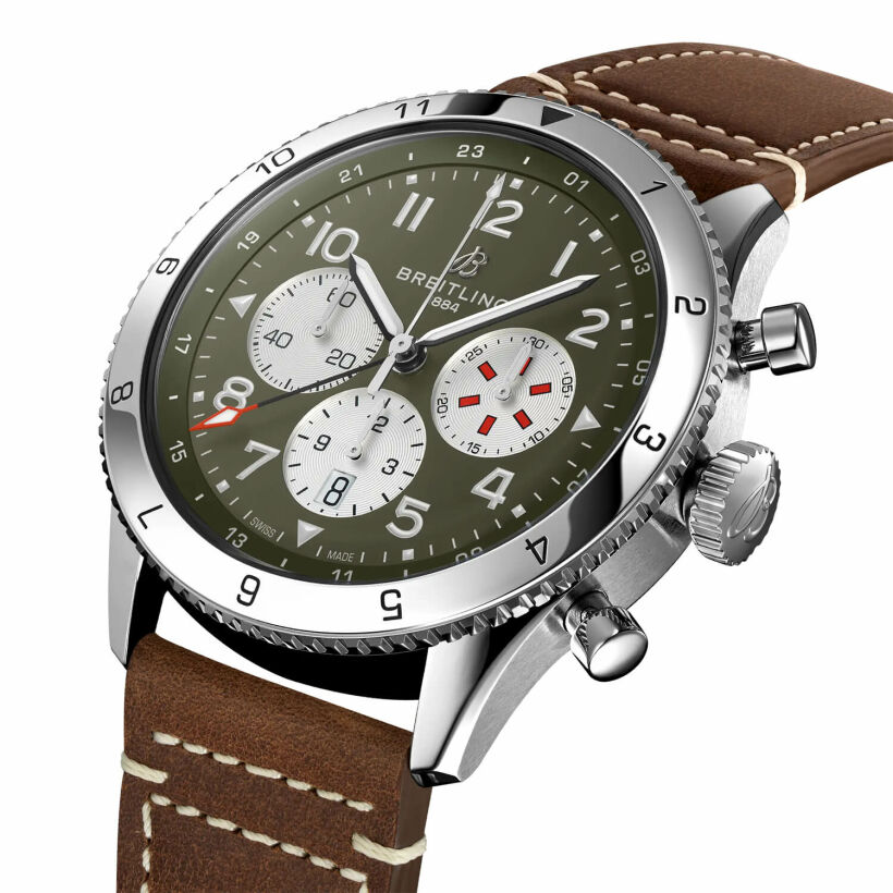 Breitling Super AVI B04 Chronograph GMT 46 Curtiss Warhawk watch