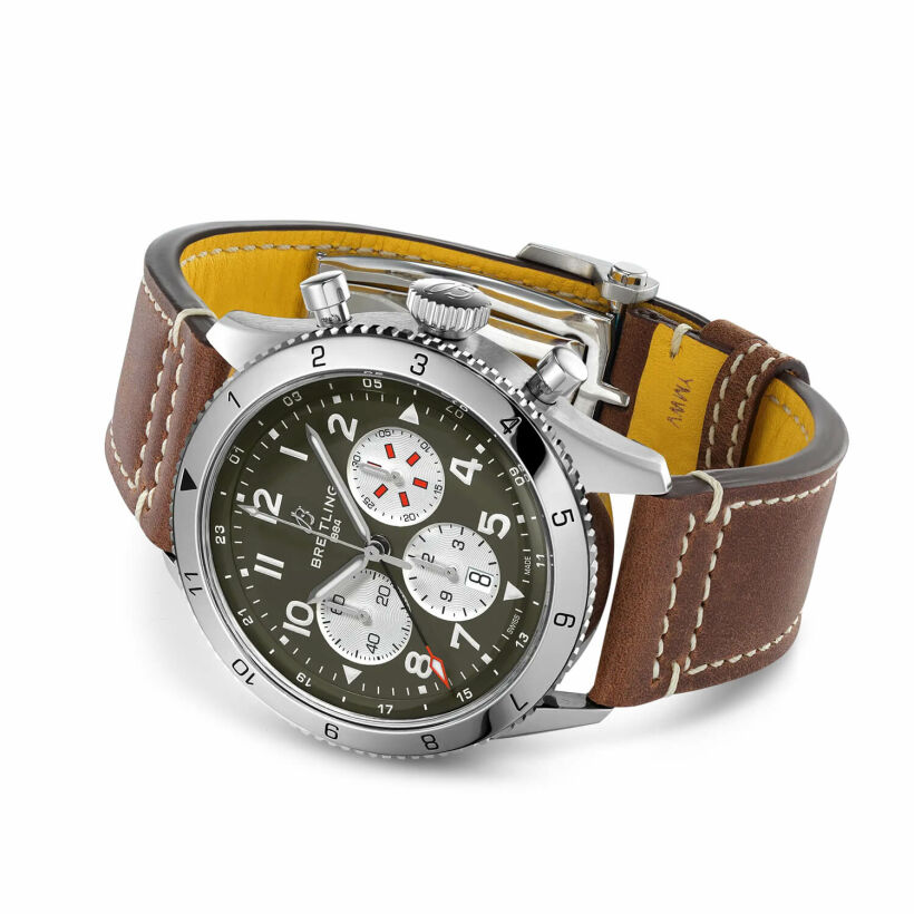 Breitling Super AVI B04 Chronograph GMT 46 Curtiss Warhawk watch